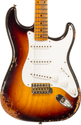 Elektrische gitaar in str-vorm Fender Custom Shop 70th Anniversary 1954 Stratocaster Ltd #XN4887 - Heavy relic 2-color sunburst