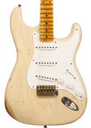 Elektrische gitaar in str-vorm Fender Custom Shop 70th Anniversary 1954 Stratocaster #XN5051 - Relic vintage blonde