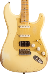 Elektrische gitaar in strat vorm Fender Custom Shop 1956 Stratocaster HSS #R143989 - Relic Vintage White