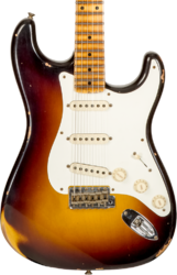 Elektrische gitaar in str-vorm Fender Custom Shop 1957 Stratocaster #CZ575421 - Relic 2-color sunburst