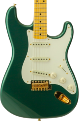 Elektrische gitaar in strat vorm Fender Custom Shop Vintage Custom 1962 Stratocaster #R145062 - Time Capsule Sherwood Green Metallic