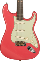 Elektrische gitaar in str-vorm Fender Custom Shop 1959 Stratocaster #CZ571088 - Journeyman relic aged fiesta red