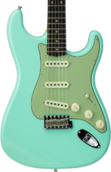 Elektrische gitaar in strat vorm Fender Custom Shop Vintage Custom 1959 Stratocaster #R146975 - Time Capsule Faded Surf Green