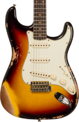 Elektrische gitaar in str-vorm Fender Custom Shop 1960 Stratocaster #CZ578789 - Heavy relic 3-color sunburst