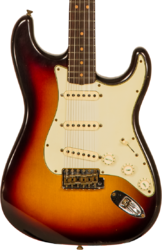Elektrische gitaar in str-vorm Fender Custom Shop 1964 Stratocaster - Journeyman relic target 3-color sunburst