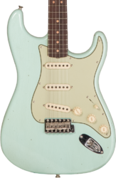 Elektrische gitaar in str-vorm Fender Custom Shop 1964 Stratocaster #CZ579859 - Journey man relic aged surf green