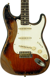 Elektrische gitaar in strat vorm Fender Custom Shop Late 1959 Stratocaster Masterbuilt Austin MacNutt #R147577 - Heavy Relic 2-Color Sunburst
