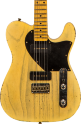 Televorm elektrische gitaar Fender Custom Shop 1950 Telecaster Masterbuilt Jason Smith #R111000 - Relic nocaster blonde