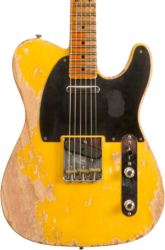 Elektrische gitaar in strat vorm Fender Custom Shop 1953 Telecaster #R128654 - Super Heavy Relic Natural Blonde