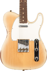 Televorm elektrische gitaar Fender Custom Shop 1960 Telecaster #R135928 - Relic natural blonde