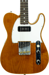 Televorm elektrische gitaar Fender Custom Shop Double Esquire Custom #CZ590971 - Closet Classic Aged Natural
