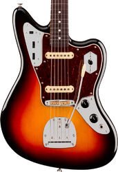 Retro-rock elektrische gitaar Fender American Professional Jaguar (USA, RW) - 3-color sunburst