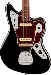 Retro-rock elektrische gitaar Fender American Professional Jaguar (USA, RW) - Black