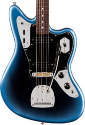 Retro-rock elektrische gitaar Fender American Professional Jaguar (USA, RW) - Dark night