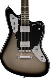 Bariton elektrische gitaar Fender Player Fusion Jaguar Baritone Ltd (MEX, EB) - silverburst