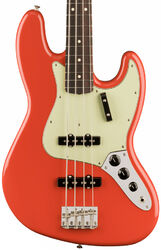 Solid body elektrische bas Fender Vintera II '60s Jazz Bass (MEX, RW) - Fiesta red