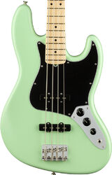 Solid body elektrische bas Fender American Performer Jazz Bass (USA, MN) - Satin surf green