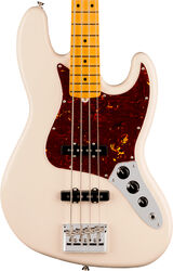 Solid body elektrische bas Fender American Professional Jazz Bass (USA, MN) - olympic white
