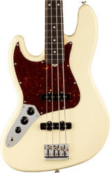 Solid body elektrische bas Fender American Professional II Jazz Bass Linkshandige (USA, RW) - olympic white