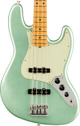 Solid body elektrische bas Fender American Professional II Jazz Bass (USA, MN) - Mystic surf green