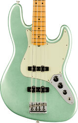 Solid body elektrische bas Fender American Professional II Jazz Bass (USA, MN) - Mystic Surf Green