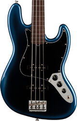 Solid body elektrische bas Fender American Professional II Jazz Bass Fretless (USA, RW) - Dark Night