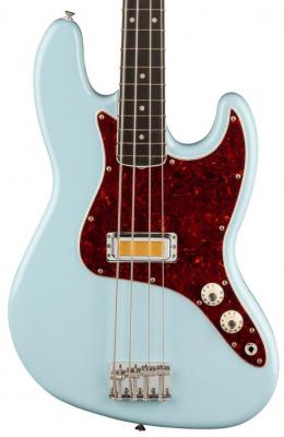 Solid body elektrische bas Fender Gold Foil Jazz Bass (MEX, EB) - Sonic blue