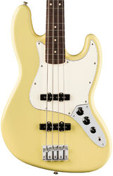 Solid body elektrische bas Fender Player II Jazz Bass (MEX, RW) - Hialeah yellow