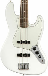 Solid body elektrische bas Fender Player Jazz Bass (MEX, PF) - Polar white