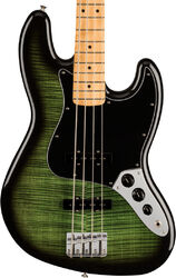 Solid body elektrische bas Fender Player Jazz Bass Plus Top Ltd (MEX, MN) - Green burst