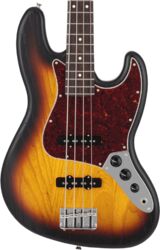 Solid body elektrische bas Fender Made in Japan Jazz Bass Raw Ash (RW) - 3-Color Sunburst Satin