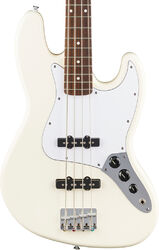 Solid body elektrische bas Fender Standard Jazz Bass (LAU) - Olympic white