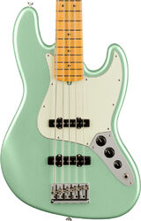 Solid body elektrische bas Fender American Professional II Jazz Bass V (USA, MN) - Mystic surf green