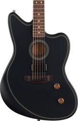 Volksgitaar Fender Acoustasonic Standard Jazzmaster (RW) - black