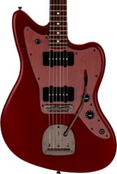Retro-rock elektrische gitaar Fender Made in Japan Hybrid II Jazzmaster Ltd - Matte Inferno Red