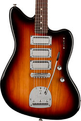 Retro-rock elektrische gitaar Fender Parallel Universe Volume II Spark-O-Matic Jazzmaster (USA, RW) - 3-color sunburst