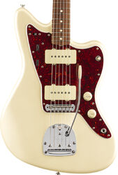 Retro-rock elektrische gitaar Fender Vintera 60's Jazzmaster (MEX, PF) - Olympic white