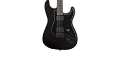 Elektrische gitaar in strat vorm Fender Jim Root Stratocaster (USA, EB) - Flat black