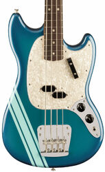 Solid body elektrische bas Fender Vintera II '70s Competition Mustang Bass (MEX, RW) - Competition blue