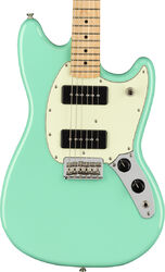 Retro-rock elektrische gitaar Fender Player Mustang 90 (MEX, MN) - Seafoam green