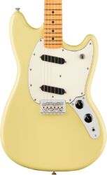 Retro-rock elektrische gitaar Fender Player II Mustang (MEX, MN) - Hialeah Yellow