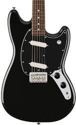 Retro-rock elektrische gitaar Fender Player II Mustang (MEX, RW) - Black