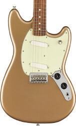 Retro-rock elektrische gitaar Fender Player Mustang (MEX, PF) - Firemist gold