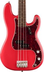 Solid body elektrische bas Fender Vintera II Road Worn '60s Precision Bass Ltd (MEX, RW) - Fiesta red