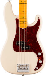 Solid body elektrische bas Fender American Professional Precision Bass (USA, MN) - olympic white