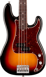Solid body elektrische bas Fender American Professional Precision Bass (USA, RW) - 3-Color Sunburst