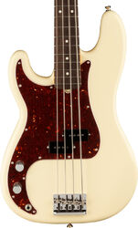 Solid body elektrische bas Fender American Professional II Precision Bass Linkshandige (USA, RW) - olympic white