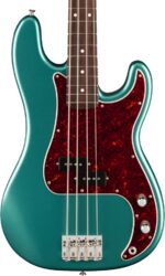 Solid body elektrische bas Fender American Professional Classic Precision Bass (USA, RW) - Faded Sherwood Green Metallic