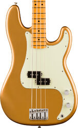Solid body elektrische bas Fender 75th Anniversary Player II Precision Bass (MEX, MN) - aztec gold