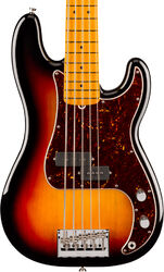 Solid body elektrische bas Fender American Professional Precision Bass V (USA, MN, 5-String) - 3-Color Sunburst